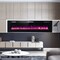 Costway 68&#x27;&#x27; Ultra-Thin Electric Fireplace Recessed Wall Mounted W/Crystal Log Decoration
